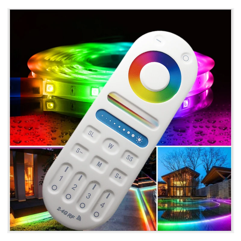 Wifi Alexa Voice 5 in 1 Google Assistance Controller 5CH RGB RGBW CCT Dimmer Bluetooth LED Light Strip IOS Android Tuya 12V 24V