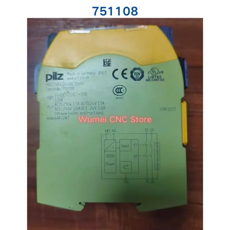 Second-hand test OK for PILZ relay PNOZ s8 C 751108 1 piece