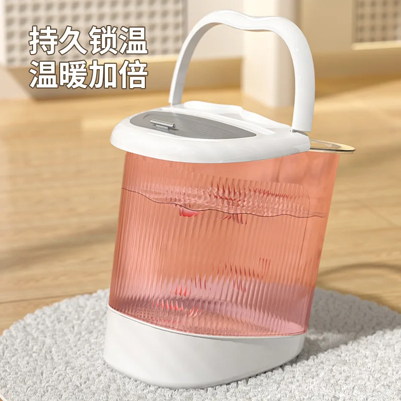 

Foot spa basin for home use, designed for lying down while soaking feet, providing foot massage and foot bath.