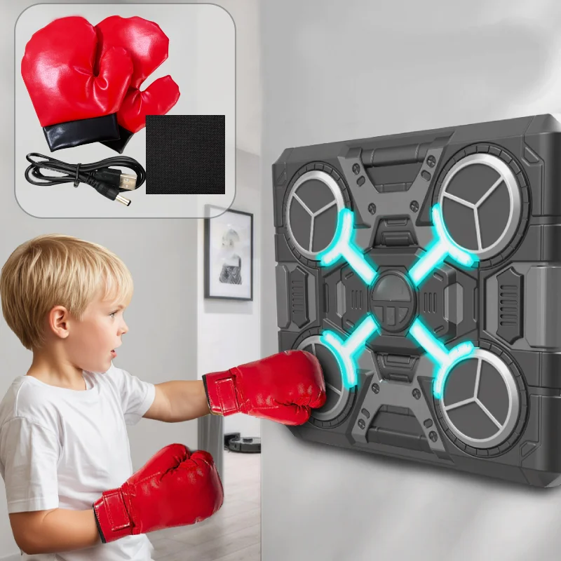 اللكم الذكي للاستخدام المنزلي، رد فعل ضرب الهدف على الحائط، الهدف الداخلي للأطفال، معدات تدريب السجال