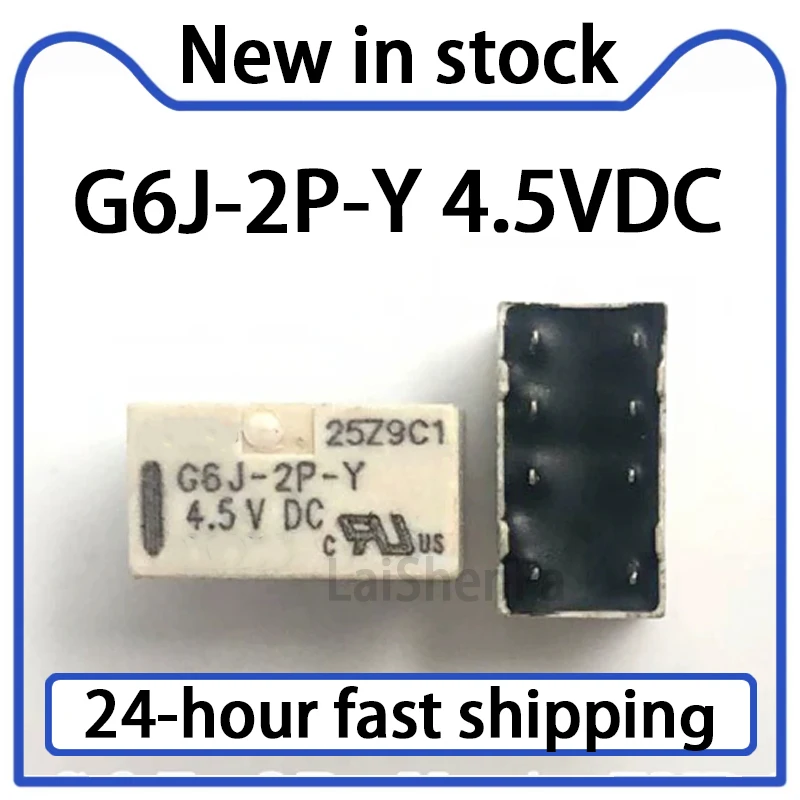 10PCS G6J-2P-Y 4.5VDC 8-pin Signal Relay