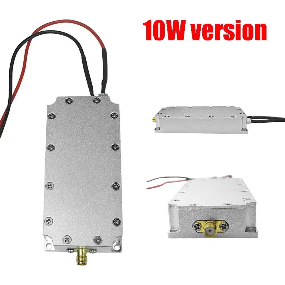 WIFI UAV Drone Módulo, RF Amplificador de Potência, Sinal de Freqüência para GPS, Beidou Lora, JAM, 2W, 10W, 20W, 30W, 433M, 900M, 1.2G, 1.5G, 2.4G,