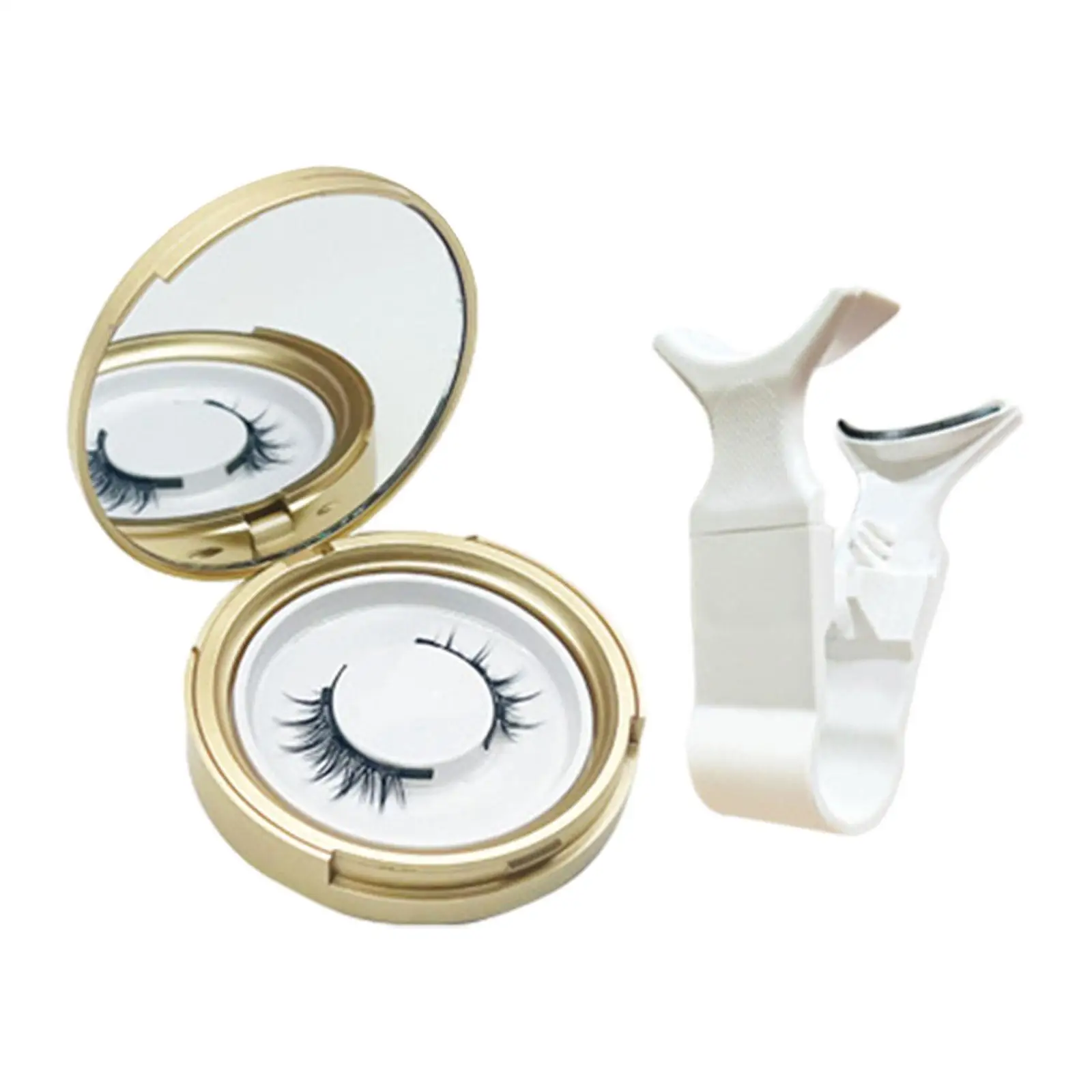 رموش مغناطيسية طبيعية ثلاثية الأبعاد للنساء ، ملقط مغناطيسي ، بكرة رموش ، مغناطيس للبنات والمهنيين والسفر