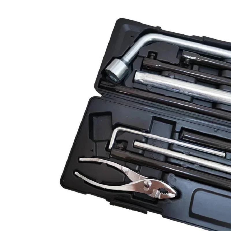 Suitable For 08-20 Toyota Land Cruiser LC200 , with Car Tool Kit Wrench Spare Tire Rocker Emergency Toolbox