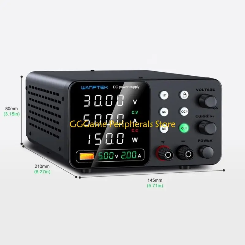 مختبر U55B من 0 إلى 30/60/120 فولت منظم الفولتية لإمدادات الطاقة والحماية الزائدة #6