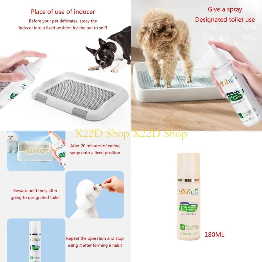 

X22D Спрей для приучения к горшку, спрей-аттрактант для собак, подходящий для домашних животных, спрей для приучения к горшку, к