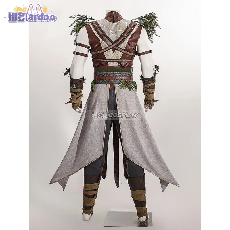 Halsin cosplay costume GD 3 Halsin battle suit with shoes custom made male Halloween Carnival party outfit