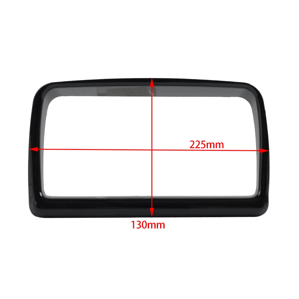 Glossy Black Motorcycle Radio Bezel Cover For Harley Davidson Road Glide FLTRX 2015-2023