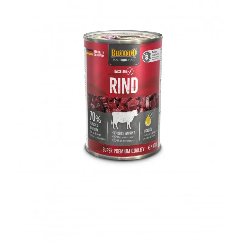 Belching Baseline cans 400 Gr beef