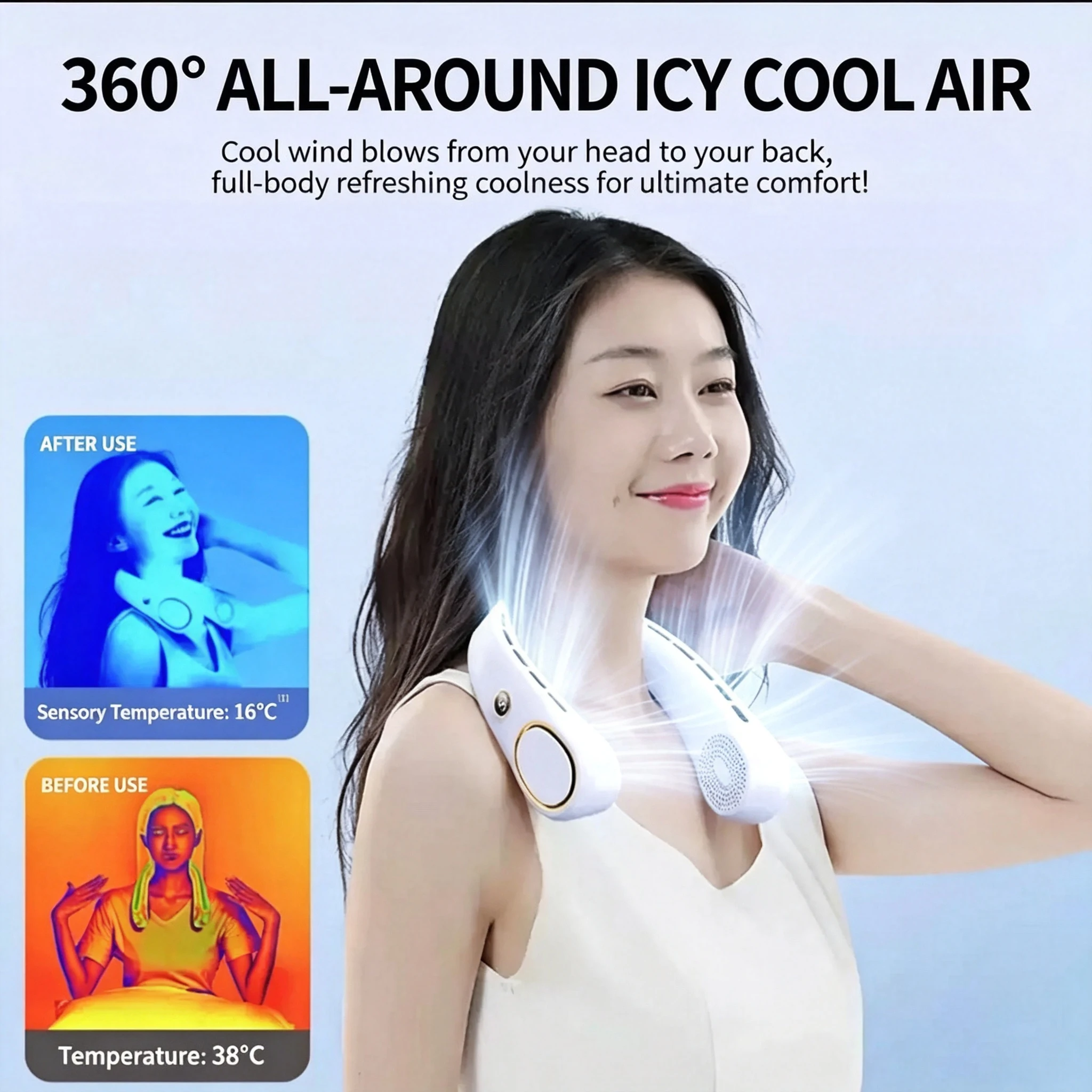 NEW Mini Neck Mounted Fan Port - Outdoor Usb Power Bank review and price