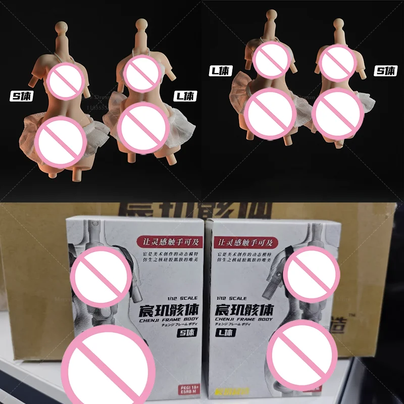 

1/12 Scale Female Body Spliceable Arms Legs Joint Structure Art Elements Muse For 6-inch Action Figure Soldier In Stock S/L