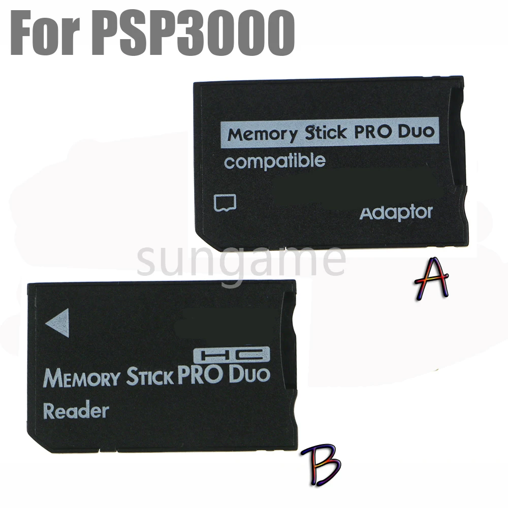 TF SD إلى MS فتحة بطاقة الذاكرة محول ، PSP 1000 PSP 2000 PSP 3000 ، 1 قطعة