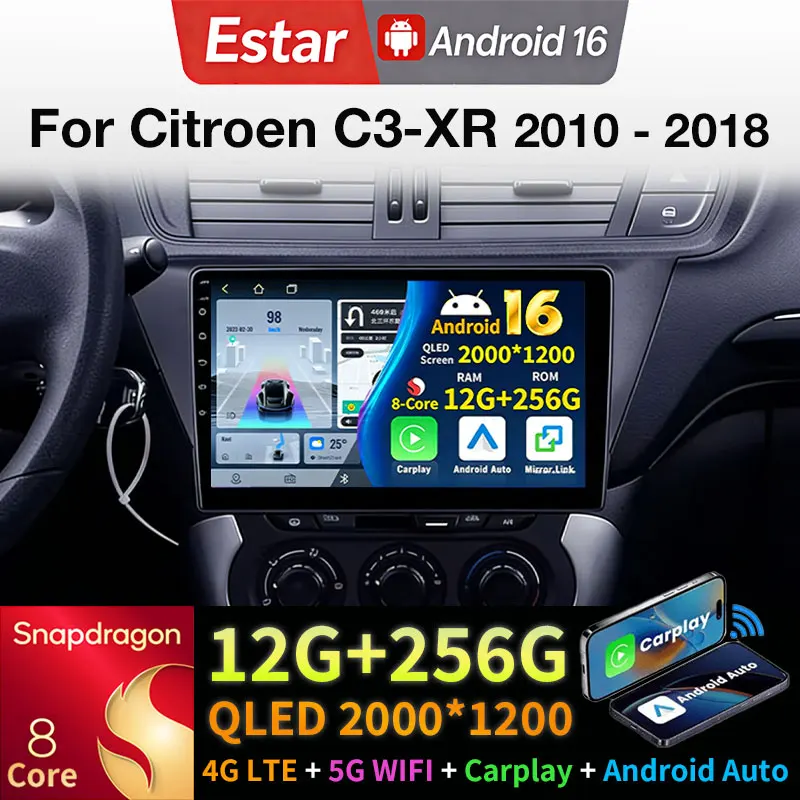 Android 16 Car Radi…