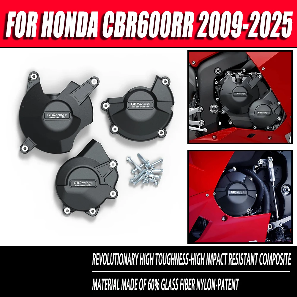 

CBR600RR 2024-2025 Motorcycles Engine Cover Protective Cover GB Racing For HONDA CBR600RR F5 CBR 600RR 2009-2023 Engine covers