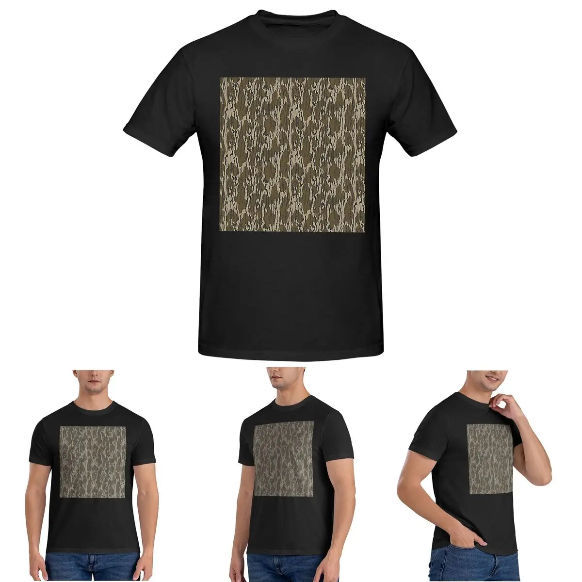 

Everything Bottom Lands Camo T-Shirt for Men Cotton Oversized T Shirts Men's Short Sleeve O-Neck Summer Clothes Tops S-6XL