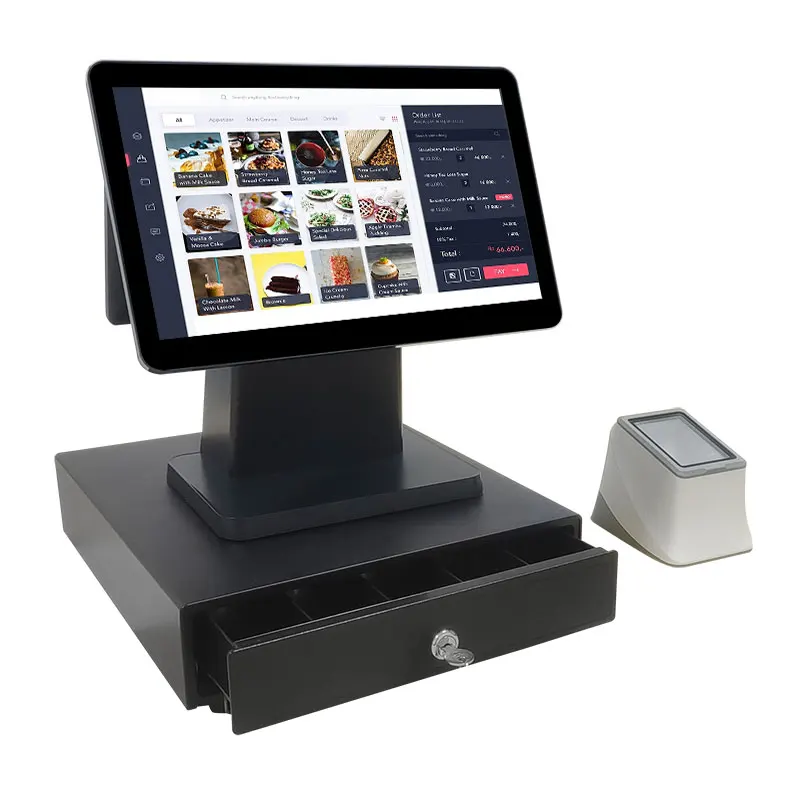 Bozz All-in-one Android Cloud POS System Cash Register Wireless POS Bluetooth POS System Hardware For Retail System