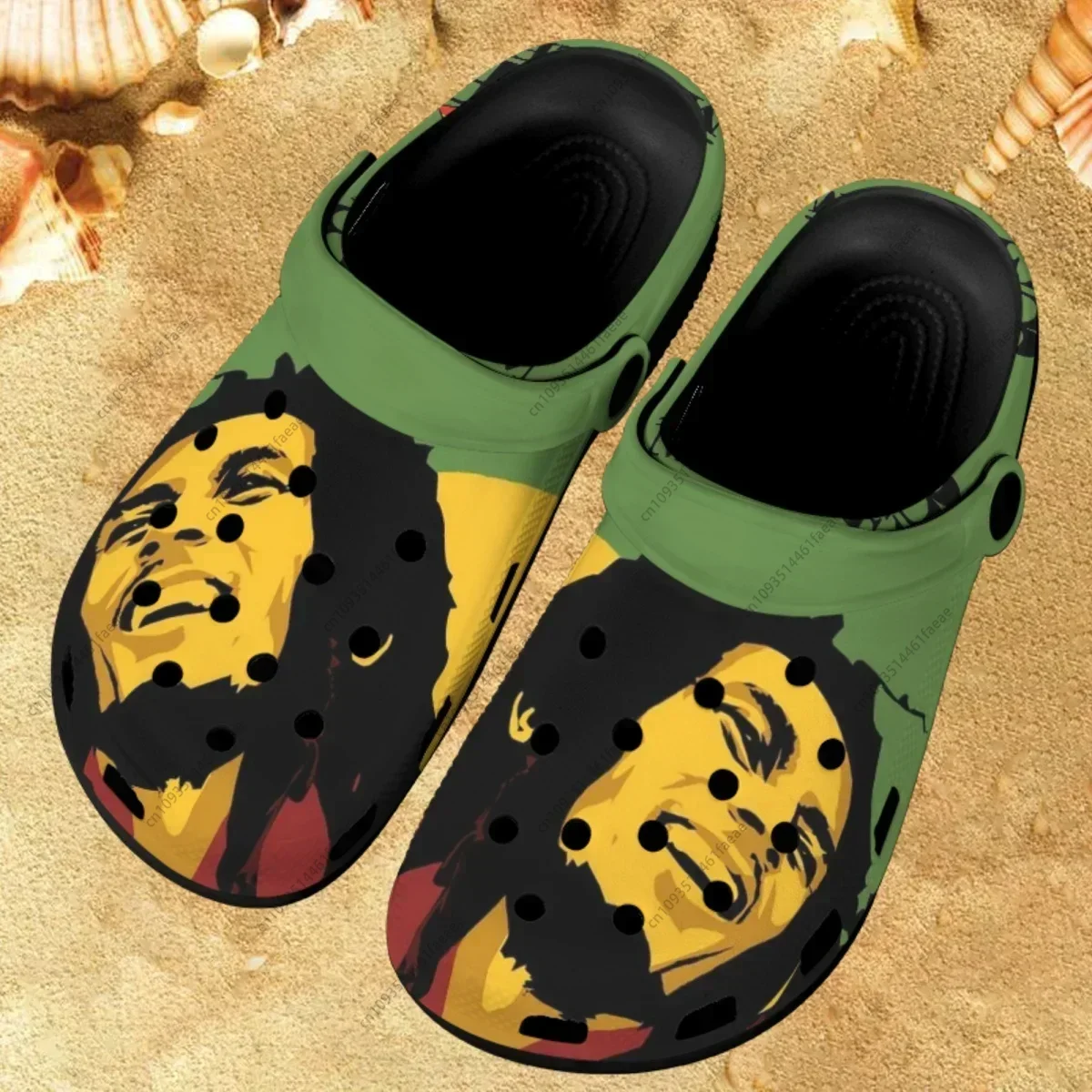 Famous Singer Rapper Bob Marley 3D Print Unisex Cozy Slides Summer Beach Slip On Casual Slippers Clogs Garden Shoes New Zapatos