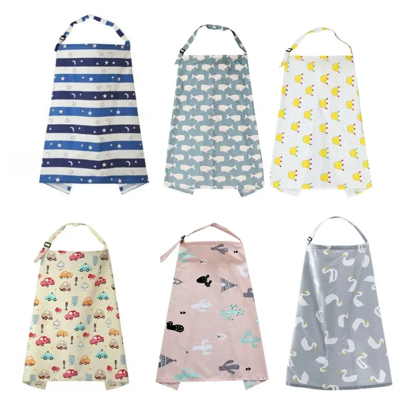 Breathable Baby Feeding Nursing Covers Mum Breastfeeding Nursing Poncho Cover Up Adjustable Privacy Apron Outdoors Nursing Cloth