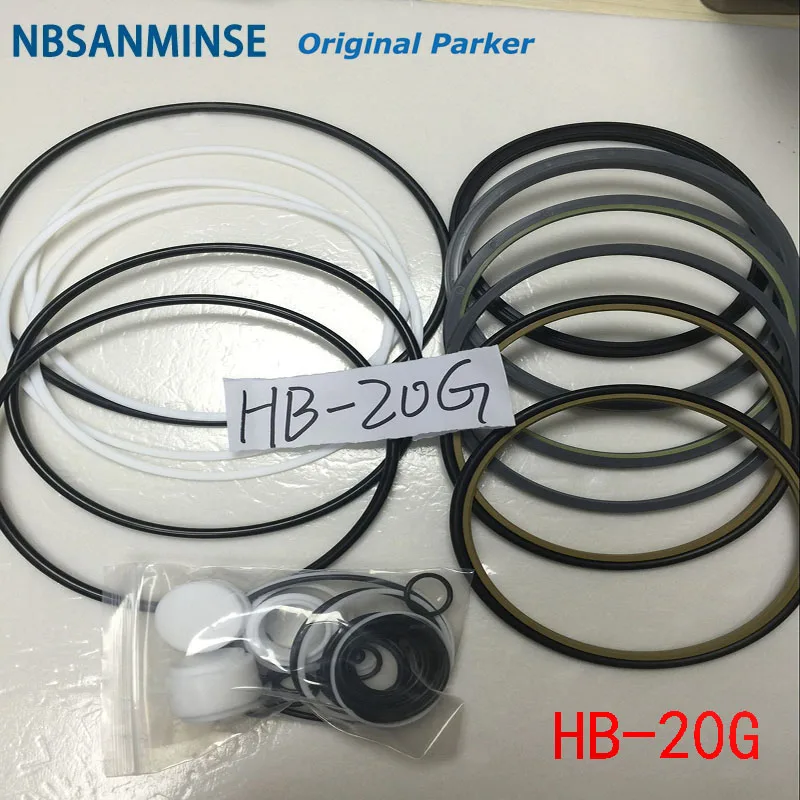 

NBSANMINSE Furukawa HB15G/HB20G/HB30G Hydaulic Breaker Hamer Seal Kits Original Paker ISO7425/II Dsign Wheel Loader Gas Spring
