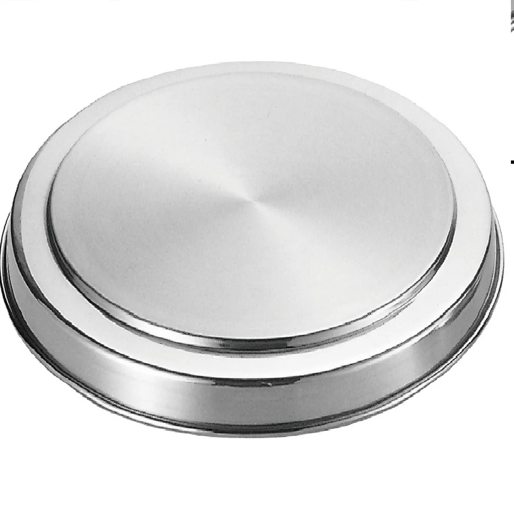

4pcs Stainless Steel Round Stove Cover Dust Proof Kitchen Burner Protector Easy Clean Smooth Finish Stove Liner Kitchen Bar