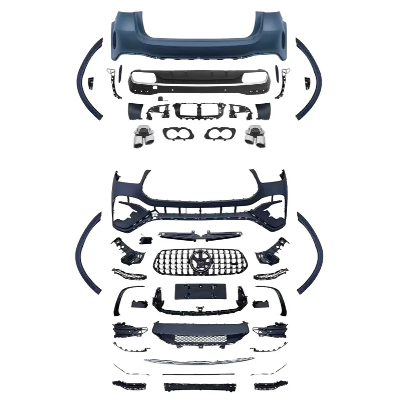 

Заводская продажа Damei GLE53 Style BodyKit Решетка Передние и задние бамперы Диффузор Комплекты кузова для Mercedes Benz GLE W167 V167 2020-20