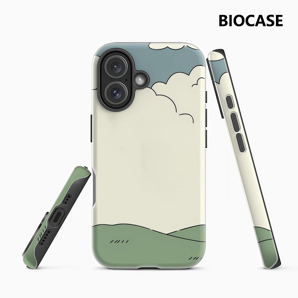Calm Hills IPhone 17 Must-Haves Handyhülle für IPhone 17 16 15 14 13 12 26 Pro Max Plus Doppelschichtige Rückseite