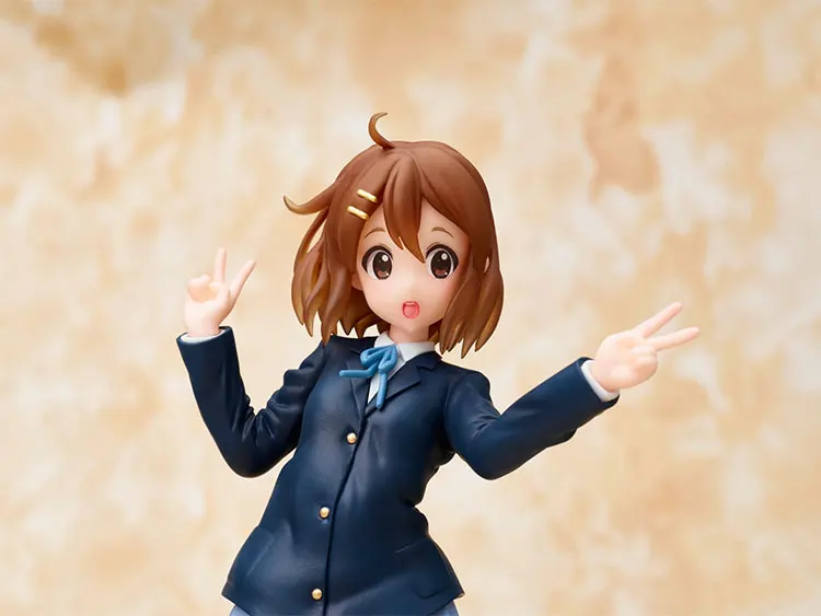 Original TAITO Yui Hirasawa Action Figure Mio Akiyama Figurine 18cm Decoration Model Doll Collction Toys Gift For Girl