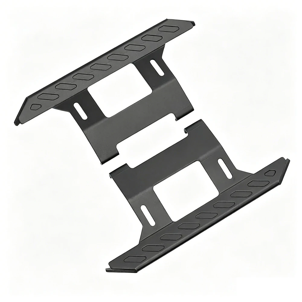 RC Metal Side Slider Pedals Tough Armor Side Plates 2pcs Upgrade Parts For 1/10 RC Crawler Axial SCX10 RC4WD TF2 RGT 86100