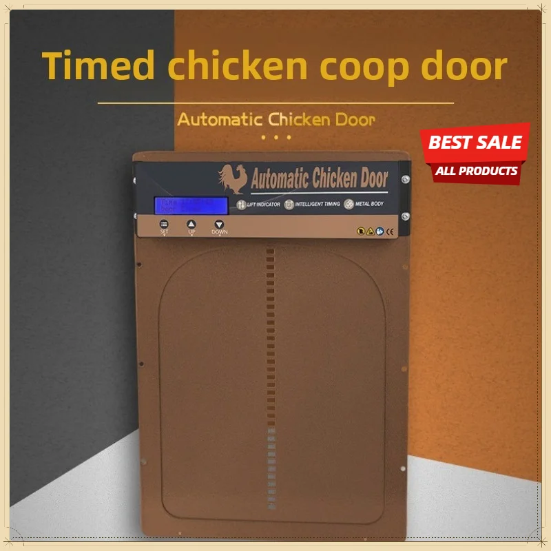 Solar Automatic Chicken Door Timer APP Remote Light Sensor Coop Control System Poultry