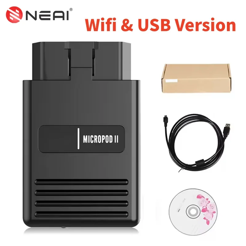 MicroPod2 V17.04.27 For Chrysler Fiat Jeep Dodge OBD Scanner Car Diagnostic Tool Support Offline Programming For CDA 6.15.188