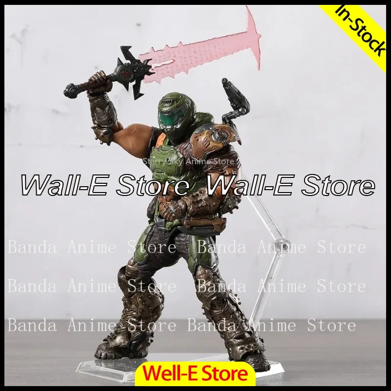 In Stock Figma SP-140 Doom Slayer Action Figure Figurine Collectible Model Doll Toy Gifts view 6
