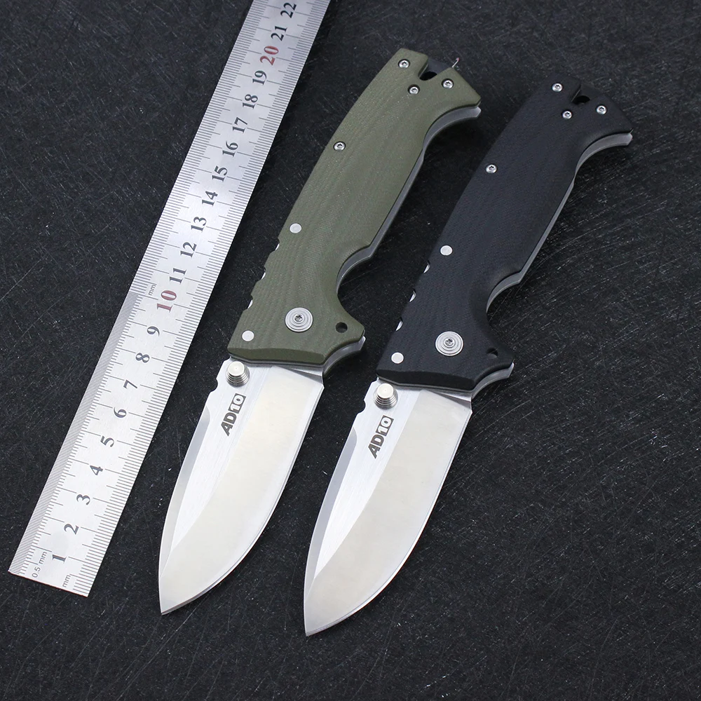

Cold AD10 Knife Folding Pocket Knife S35VN Steel Multifunctional Survival Camping Hunting Knife Professional Knives for Men
