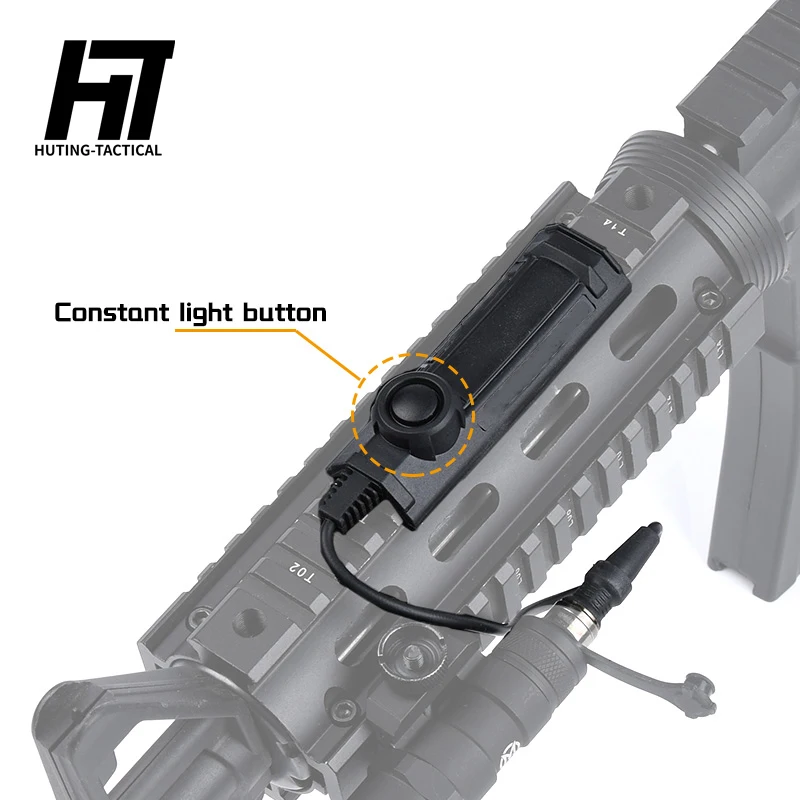 Surefir Dual Function Pressure Switch M300 M600 Flashlight Constant Remote Switchs SF plug Fit Hunting 20mm Rail Weapon Light