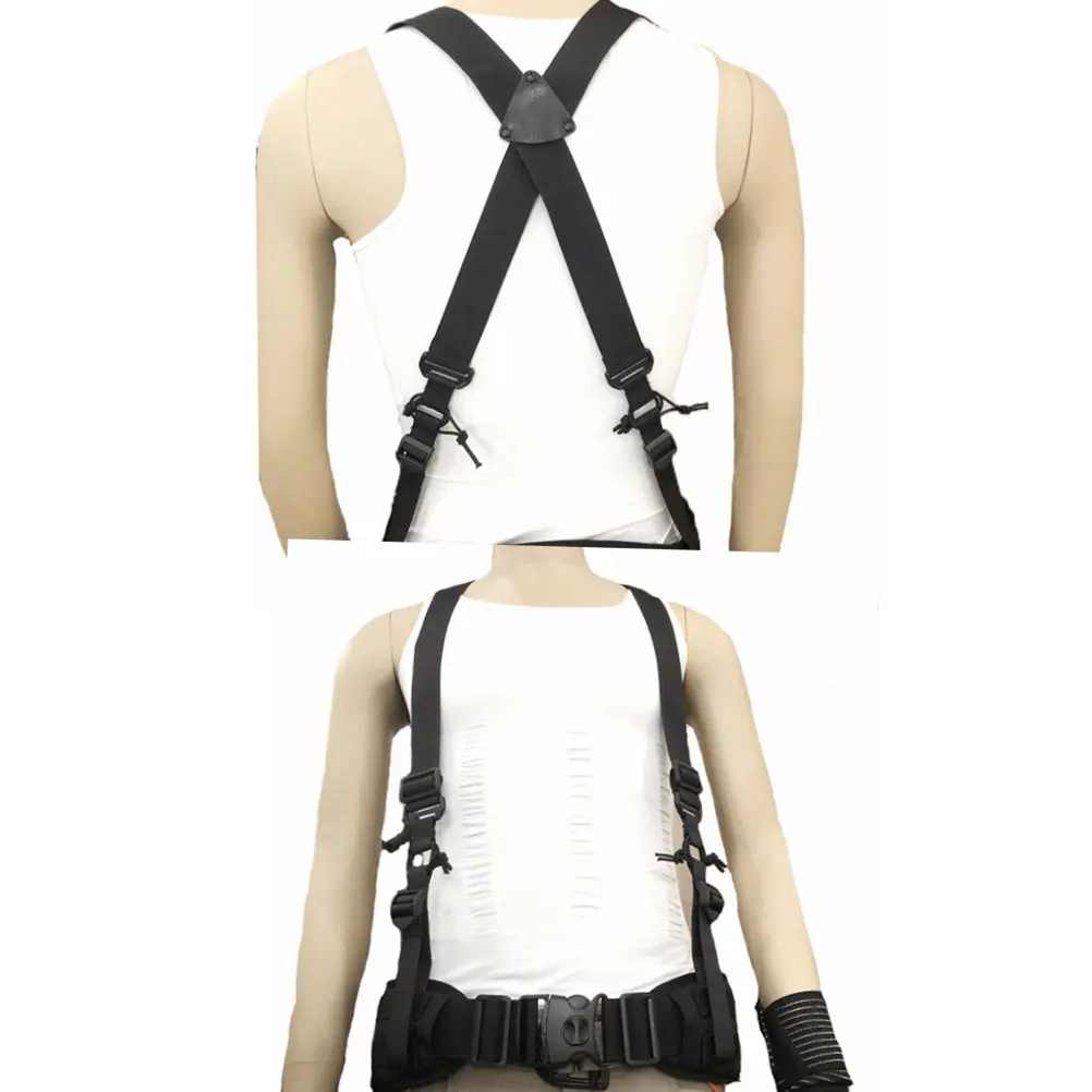 

Многофункциональный тактический наплечный ремень-подтяжка X-образной формы для работы на открытом воздухе, регулируемый, удобный, мужской