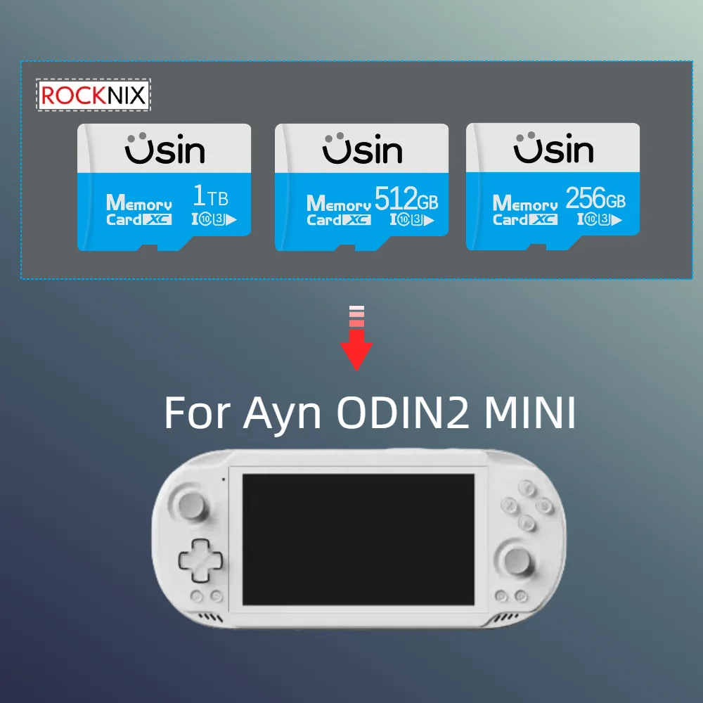 ROCKNIX system Game Card For AYN odin2 MINI Retro Games Portable