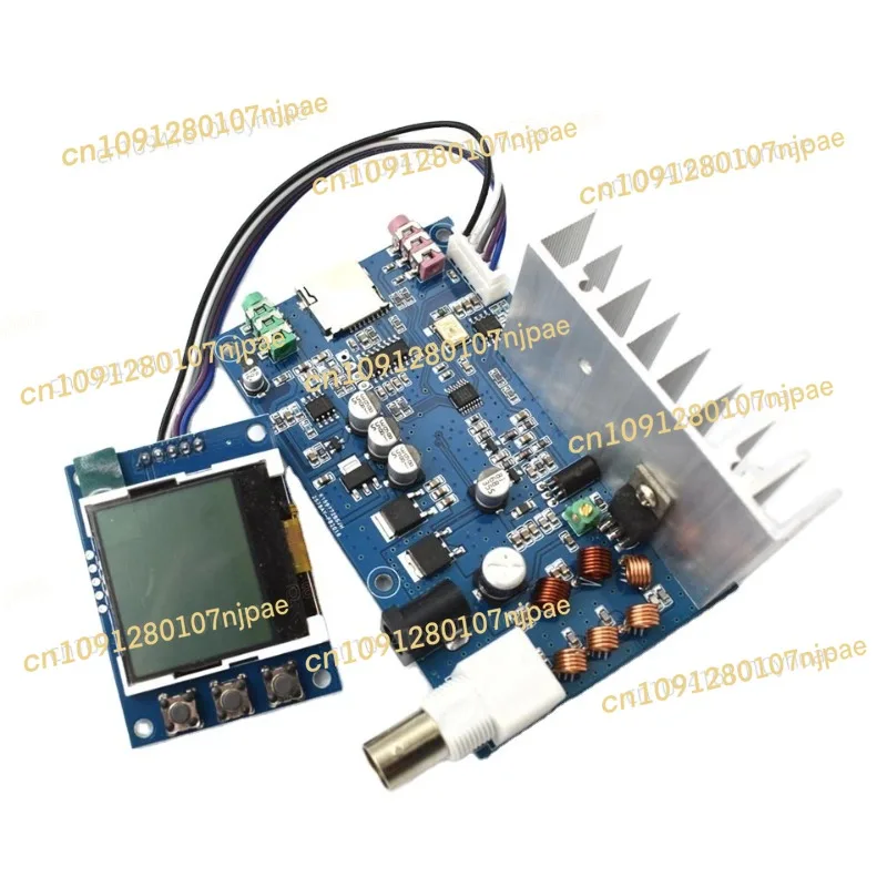 

DIY Kit FM 5 Вт 76–108 МГц стерео PLL FM-передатчик комплект 7 Вт максимальная мощность частота регулируемая громкость с ЖК-монитором