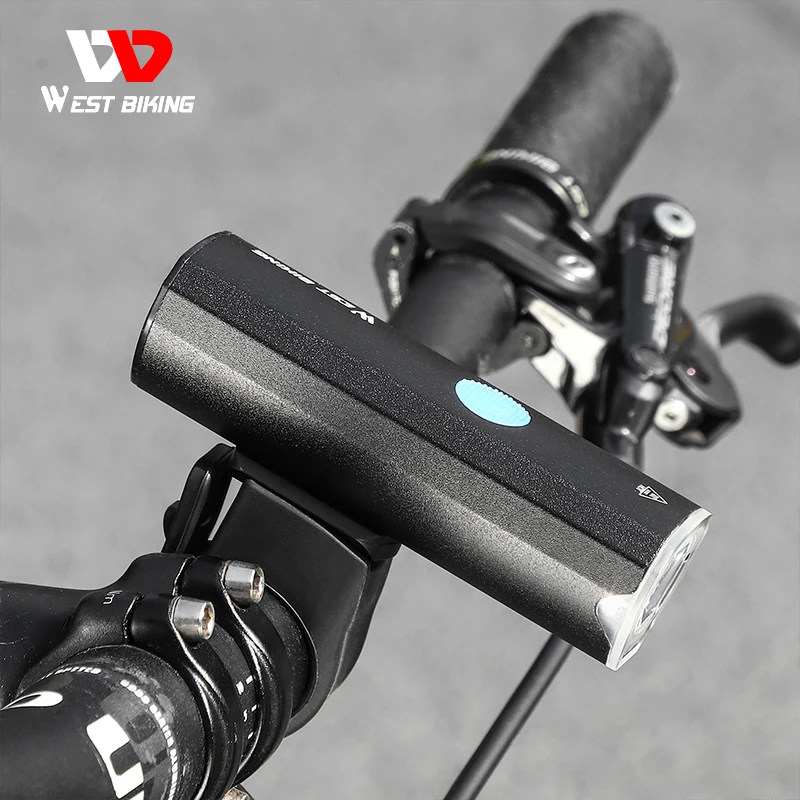 WEST BIKING LED Front Bike Light USB Rechargeable Bicycle Lamp 400LM Cycling Headlight Waterproof Flashlight Safe Taillight