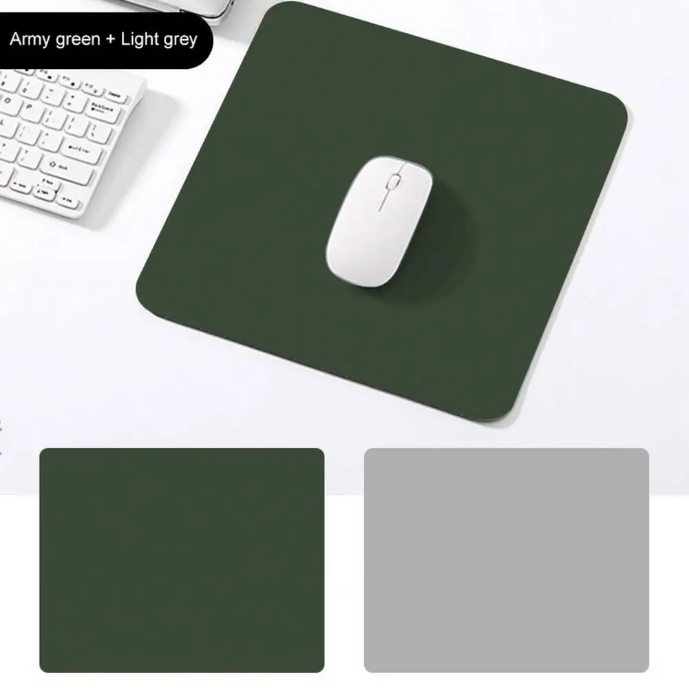 Lightweight Mouse Pad Good Toughness Waterproof Easy to Clean Pure Color PC Mousepad  Computer Mousemat Smooth Movement