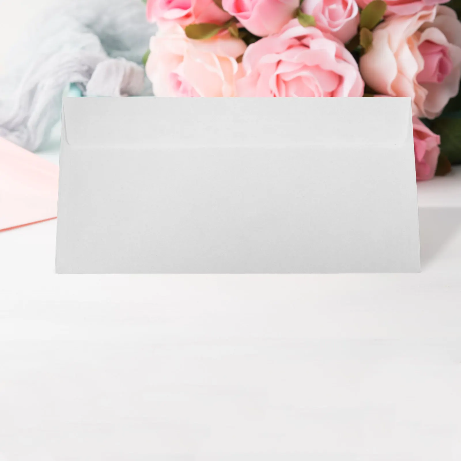 

50Pcs White Confidentiality Envelopes Self Seal Letter Size for Document Shipping Photography Mailers and Invitations