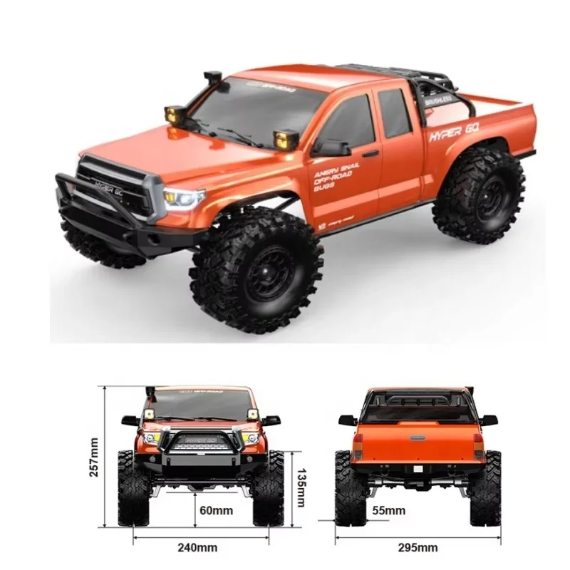 -For  Hyper Go Hypergo H8E 1:8 Scale Electric Brushless RC Climbing Car 1/8 4WD Off Road Rock Crawler 4x4 Drive*