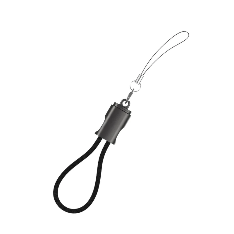 65 W USB C Charging and Data Cord with Interlaced Exterior, Storage Housing, and Bag or Hand Carry Attachment Design