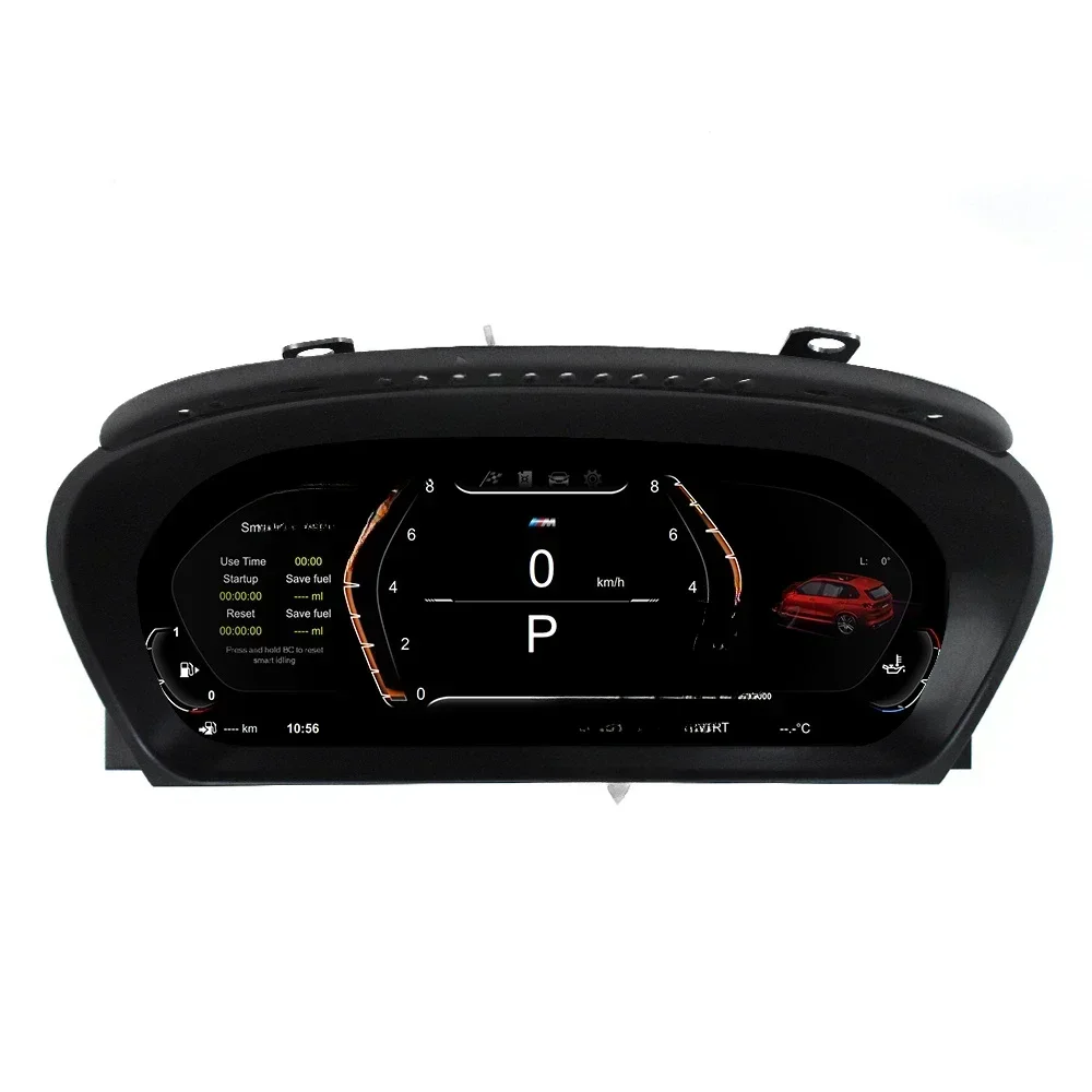 12.3 Inch  System Digital Cluster for  5 Series E60 E61 E63 E64 2004-2009 LCD Speed Dashboard Meter Virtual Cockpit