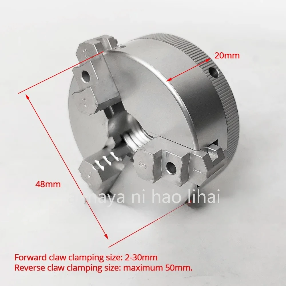 

Трехкулачковый патрон для мини-токарного станка, настольного шлифовального станка, электродрели, из алюминиевого сплава, самоцентрирующийся, для деревообработки и токарных работ