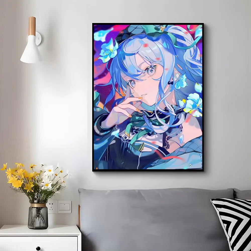 Virtual Singer H-hoshimachi Suisei Poster Trendy Aesthetic Wall Decor for Dorm & Bedroom