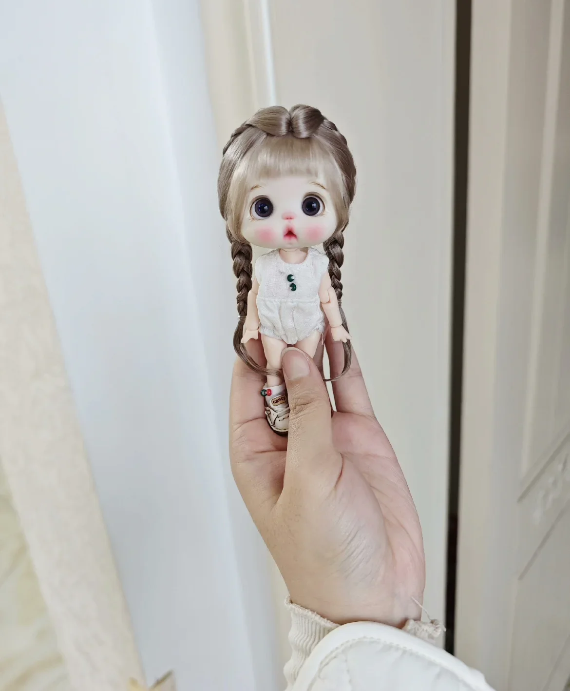 Hair for doll OB11 hardhead shell wig 5-6