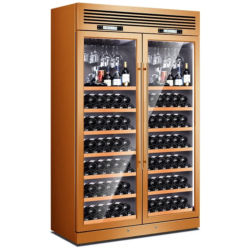 Eggplant CL-320WB Wine Cabinet Constant Temperature Stainless Steel with Six Zone Temperature Control System for Home Use