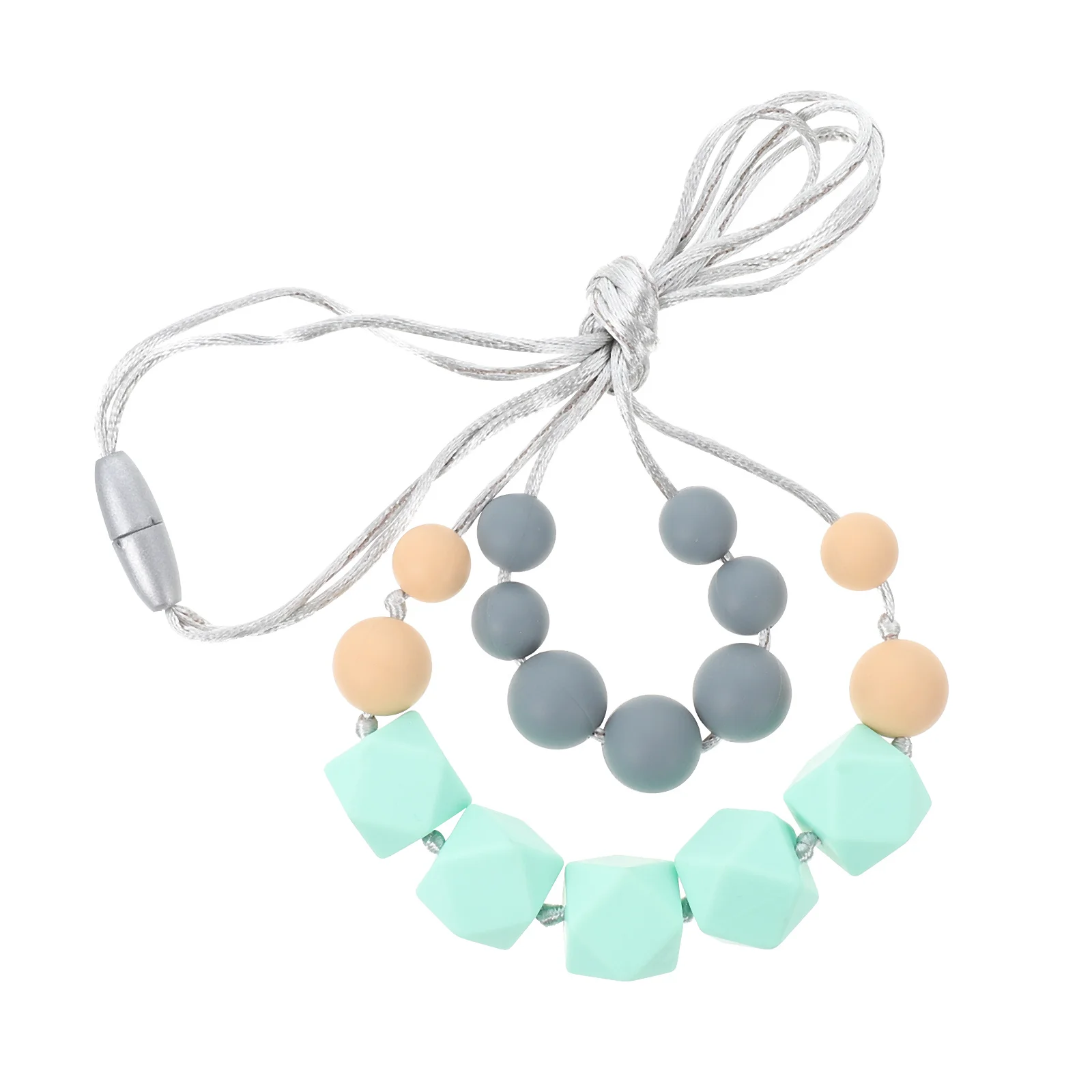 

Детская силиконовая жевательная цепочка для моляров, легкий устойчивый к укусам прорезыватель для младенцев, жевательная подвеска, игрушка-прорезыватель, игрушка для шлифования зубов