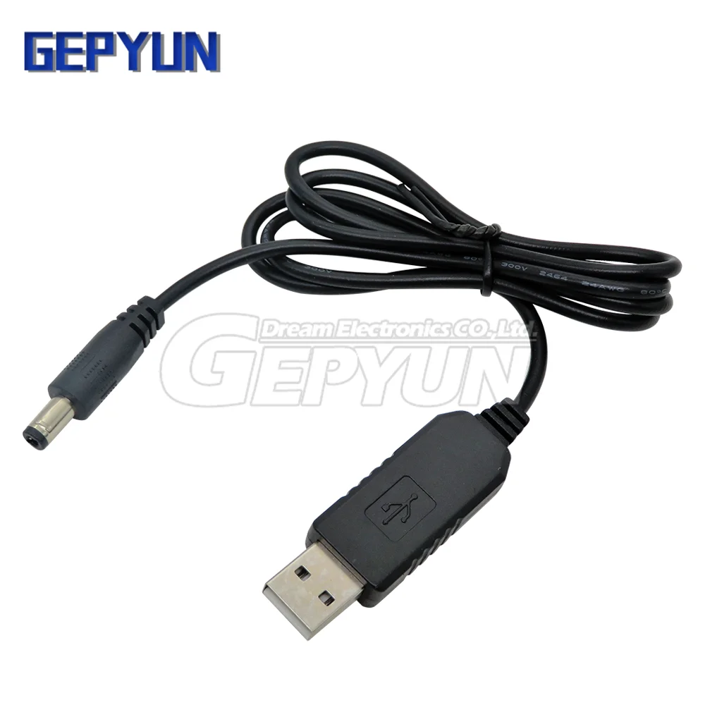 USB power boost line DC 5V to DC 9V 12V Step UP Module USB Converter Adapter Cable 2.1x5.5mm Plug