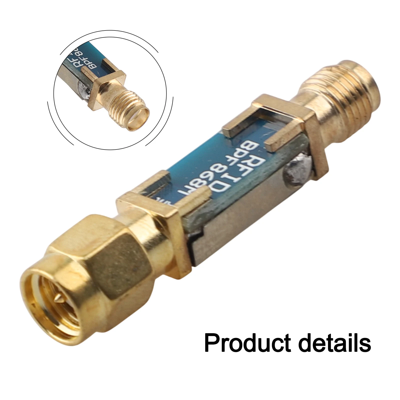 

868MHz Bandpass Filter for Enhanced For RFID Performance 2MHz Bandwidth For SMA Interface for Optimal Filtering