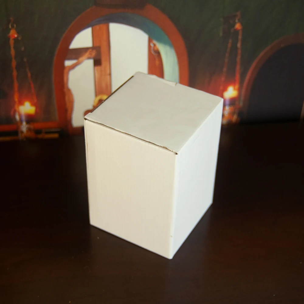 HTISOK Orthodoxe christliche Öllampe, orthodoxe Vigil-Öllampe mit rotem Glasbecher für religiöse Zeremonien und den täglichen Gebrauch. – Detail 8
